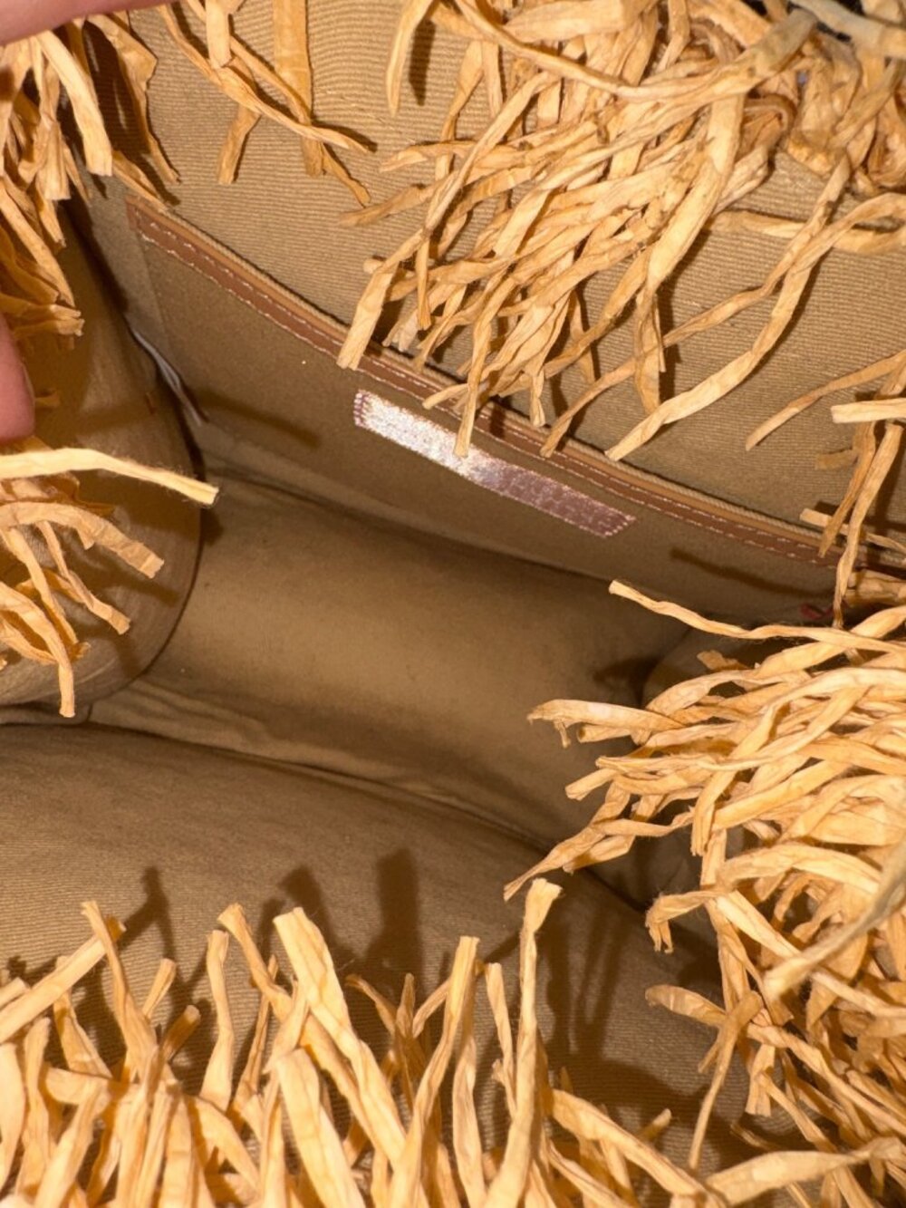 Pamela Munson check mate mini sparkle bag in Natural New Tote Purse - Picture 7 of 12